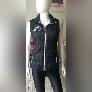 Cutter & Buck Rainier Puffer Vest PrimaLoft Insulated Full Zip Sz. S BRANDED NWT